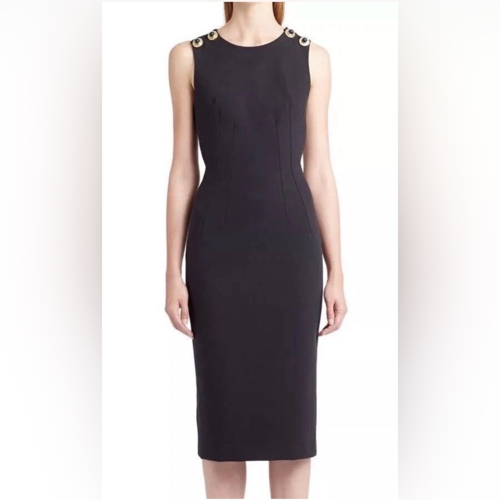 $2,190 NWT Dolce Gabbana Jewel Buttons Chris- Chriss Back Sz 42